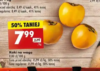 Biedronka Kaki na wagę 1kg oferta
