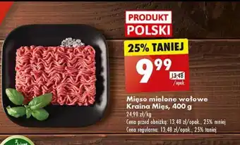 Biedronka Mięso mielone wołowe Kraina Mięs, 400 g oferta