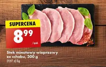 Biedronka Stek minutowy wieprzowy ze schabu, 300 g oferta