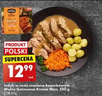 Biedronka Indyk w sosie maślano-koperkowym Wolno Gotowane Kraina Mięs, 500 g oferta