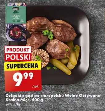 Biedronka Żołądki z gęsi po staropolsku Wolno Gotowane Kraina Mięs, 400 g oferta