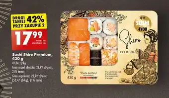 Biedronka Sushi Shiro Premium, 430g oferta