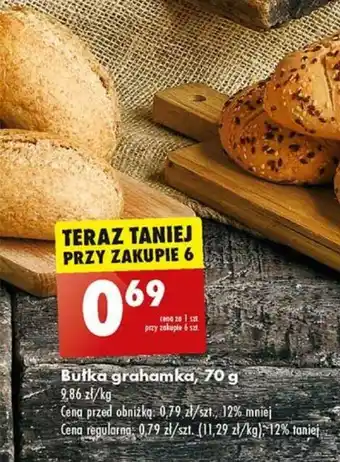 Biedronka Butka grahamka, 70 g oferta