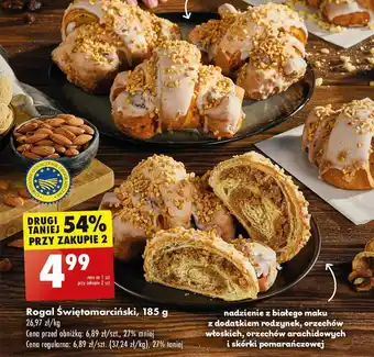 Biedronka Rogal Świętomarciński, 185 g oferta