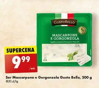Biedronka Ser Mascarpone e Gorgonzola Gusto Bello, 200 g oferta