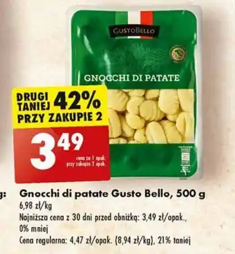 Biedronka Gnocchi di patate Gusto Bello, 500 g oferta