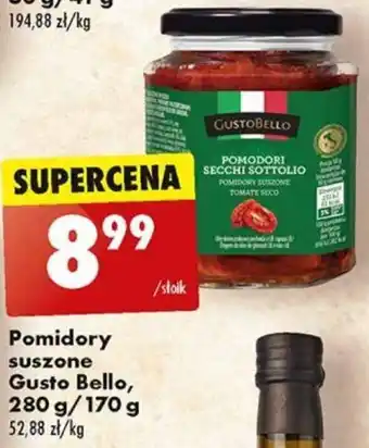 Biedronka Pomidory suszone Gusto Bello, 280 g oferta