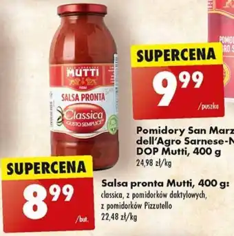 Biedronka Salsa pronta Mutti, 400 g oferta