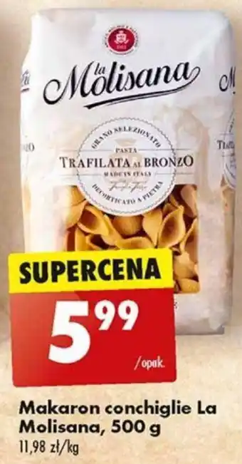 Biedronka Makaron conchiglie La Molisana, 500 g oferta