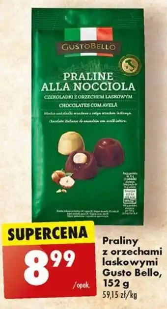Biedronka Praliny z orzechami laskowymi Gusto Bello, 152 g oferta