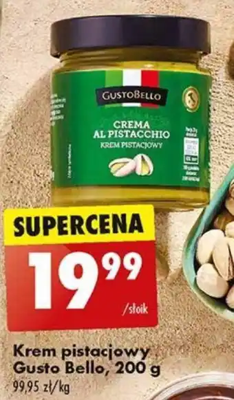 Biedronka Krem pistacjowy Gusto Bello, 200 g oferta
