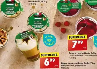 Biedronka Deser espresso Gusto Bello, 75 g oferta