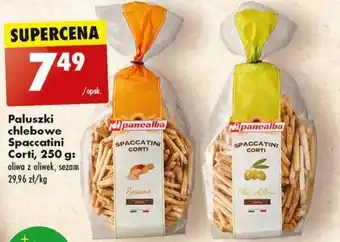 Biedronka Paluszki chlebowe Spaccatini Corti, 250 g oferta