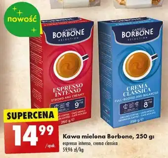 Biedronka Kawa mielona Borbone, 250 g oferta