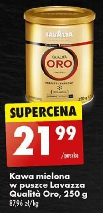 Kawa mielona w puszce Lavazza Qualità Oro, 250 g