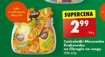 Biedronka Czekoladki Mieszanka Krakowska na Okrągło na wagę oferta