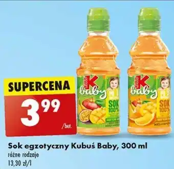 Biedronka Sok egzotyczny Kubuś Baby, 300 ml oferta