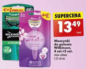Biedronka Maszynki do golenia Wilkinson, 4 szt.+2 szt. oferta