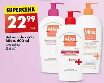 Biedronka Balsam do ciała Mixa, 400 ml oferta