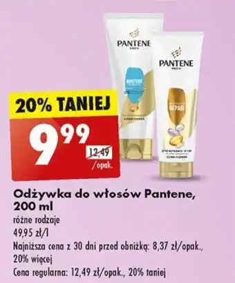 Biedronka Odżywka do włosów Pantene, 200 ml oferta