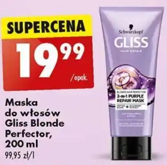 Maska do włosów Gliss Blonde Perfector, 200 ml