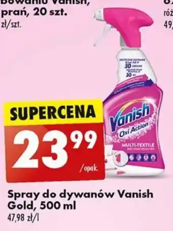 Biedronka Spray do dywanów Vanish Gold, 500 ml oferta