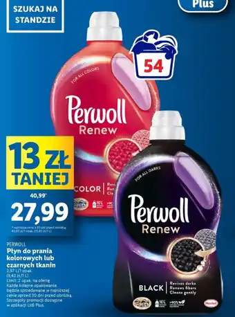 Lidl Płyn do prania kolorowych lub czarnych tkanin oferta