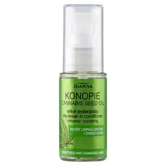 Drogeria Dr.Max Joanna konopie eliksir odżywczy, 30 ml oferta