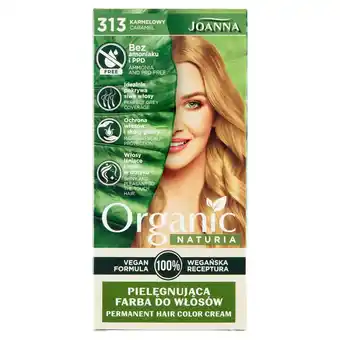 Drogeria Dr.Max Joanna naturia organic vegan farba do włosów karmelowy 313, 148 g oferta