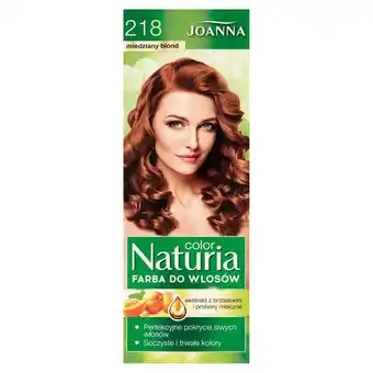 Drogeria Dr.Max Joanna naturia color farba do włosów nr 218 miedziany blond, utleniacz 60 g + farba 40 g oferta