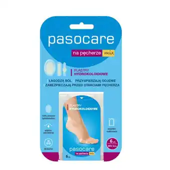 Pasocare plastry hydrokoloidowe na pęcherze mix, 6 sztuk