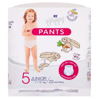 Drogeria Dr.Max Bella baby happy pants 5 junior 11-18 kg pieluchomajtki, 22 sztuki oferta