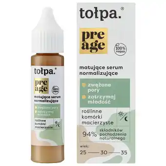 Drogeria Dr.Max Tołpa pre age matujące serum normalizujące, 20 ml oferta