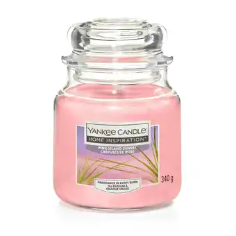 Drogeria Dr.Max Yankee candle home inspiration pink island sunset świeca w słoiku o zapachu cytrusów i morskiej bryzy, 340 g oferta