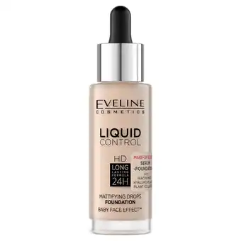 Drogeria Dr.Max Eveline cosmetics liquid control hd podkład nawilżający nr 02 soft porcelain, 32 ml oferta