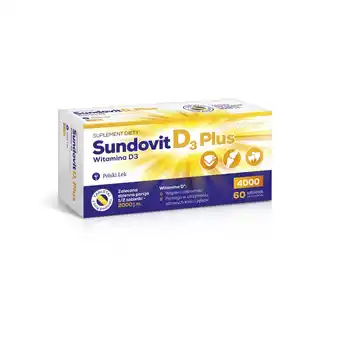 Drogeria Dr.Max Sundovit d3 plus, suplement diety, 60 tabletek oferta