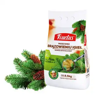 Drogeria Dr.Max Fructus przeciwko brązowieniu igieł nawóz krystaliczny do iglaków, 2,5 kg oferta