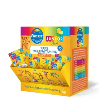 Drogeria Dr.Max Plusssz junior lizaki 100% multiwitamina complex, 50 sztuk oferta