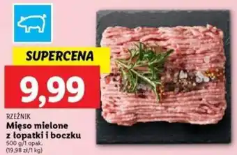 Lidl Mięso mielone z łopatki i boczku 500 g oferta
