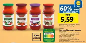 Lidl Sos pomidorowy premium 350 g oferta