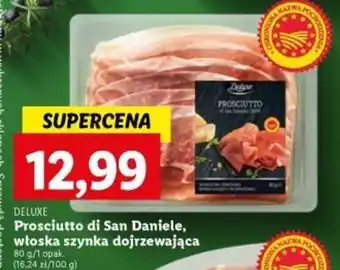 Lidl Prosciutto di San Daniele, włoska szynka dojrzewająca 80 g oferta