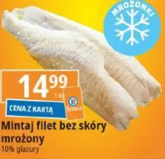 E.Leclerc Mintaj filet bez skóry mrożony 1kg oferta