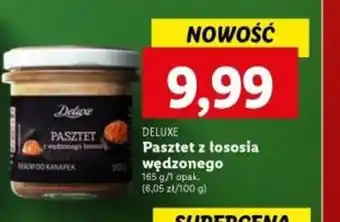 Lidl DELUXE Pasztet z łososia wędzonego 165g oferta
