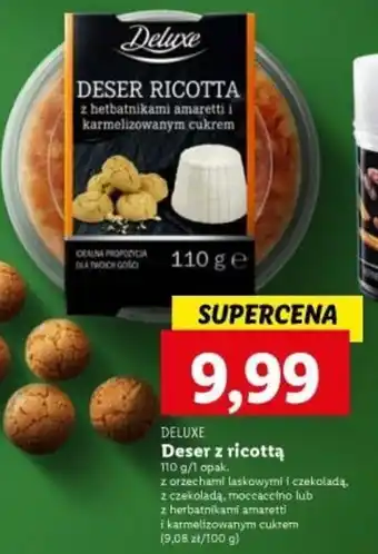 Lidl DELUXE Deser z ricottą 110g oferta