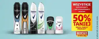 Lidl WSZYSTKIE DEZODORANTY I ANTYPERSPIRANTY REXONA oferta