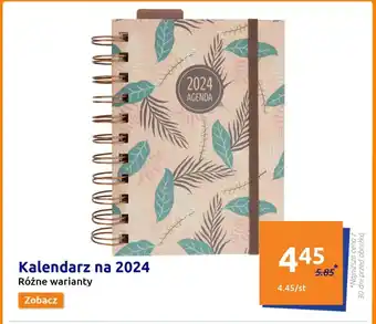 Action Kalendarz na 2024 Różne warianty oferta