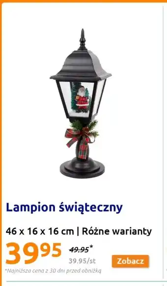 Action Lampion świąteczny 46 x 16 x 16 cm Różne warianty oferta