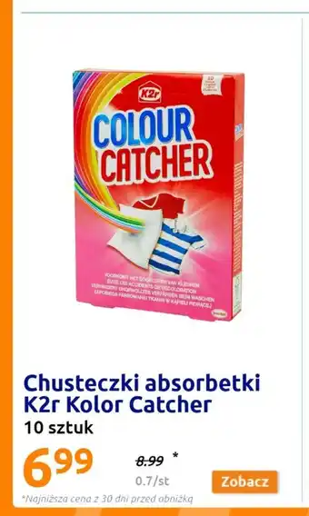 Action Chusteczki absorbetki K2r Kolor Catcher oferta