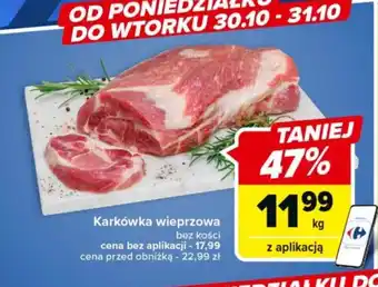 Carrefour Market Karkówka wieprzowa oferta