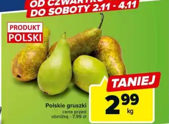 Carrefour Market Polskie gruszki 1kg oferta